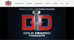 Desktop Screenshot of bdcoldheadedproducts.com