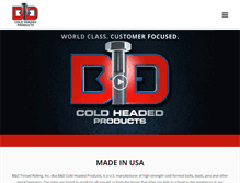 Tablet Screenshot of bdcoldheadedproducts.com